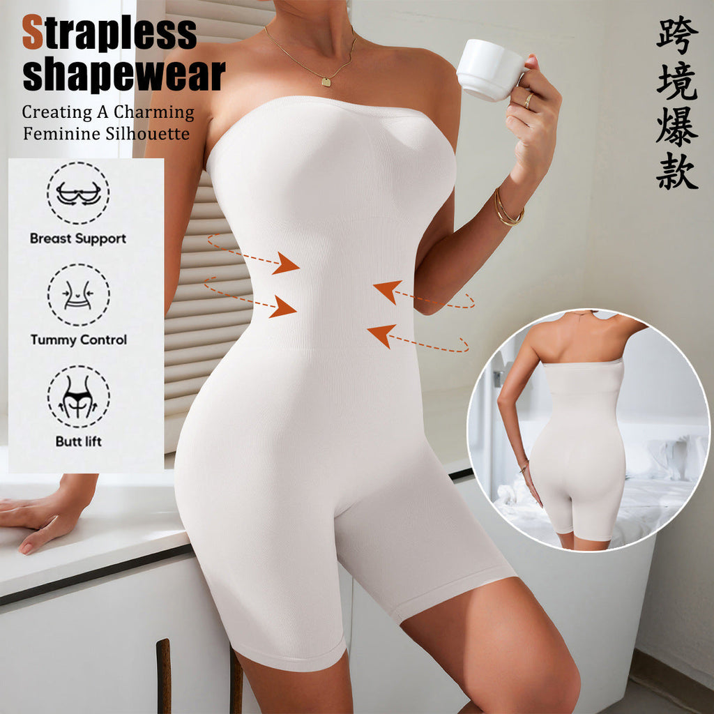 Strapless Shapewear Bodysuit - For Tummy Control & Butt Lifter Body Shaper