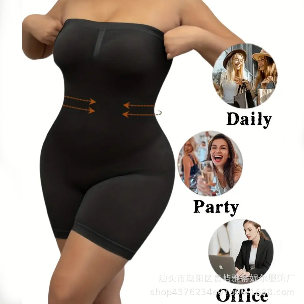 Strapless Shapewear Bodysuit - For Tummy Control & Butt Lifter Body Shaper