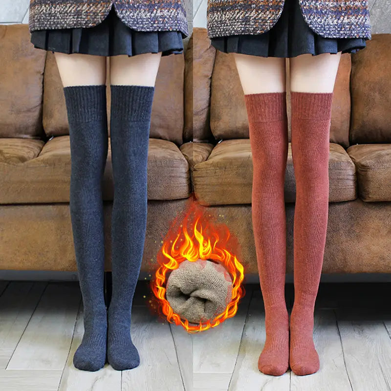 Buy 1 Get 2 Free - Micro Compression Slimming Knee-High Warm Stocking for Women