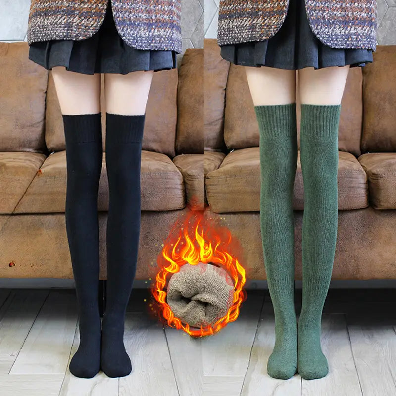 Buy 1 Get 2 Free - Micro Compression Slimming Knee-High Warm Stocking for Women