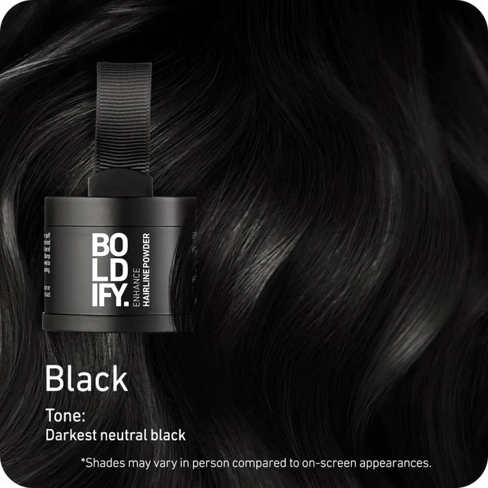 Bald Spot Concealing Hair Powder for Men – Black