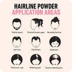 Bald Spot Concealing Hair Powder for Men – Black