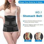 3 in 1 Postpartum Recovery Belt - Post Pregnancy Abdominal Belt for Back Pain and Waist/Pelvis Support