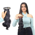 Flat Clip Ponytail Hair Extension 20" inches - You can change the Clip Anytime Anywhere