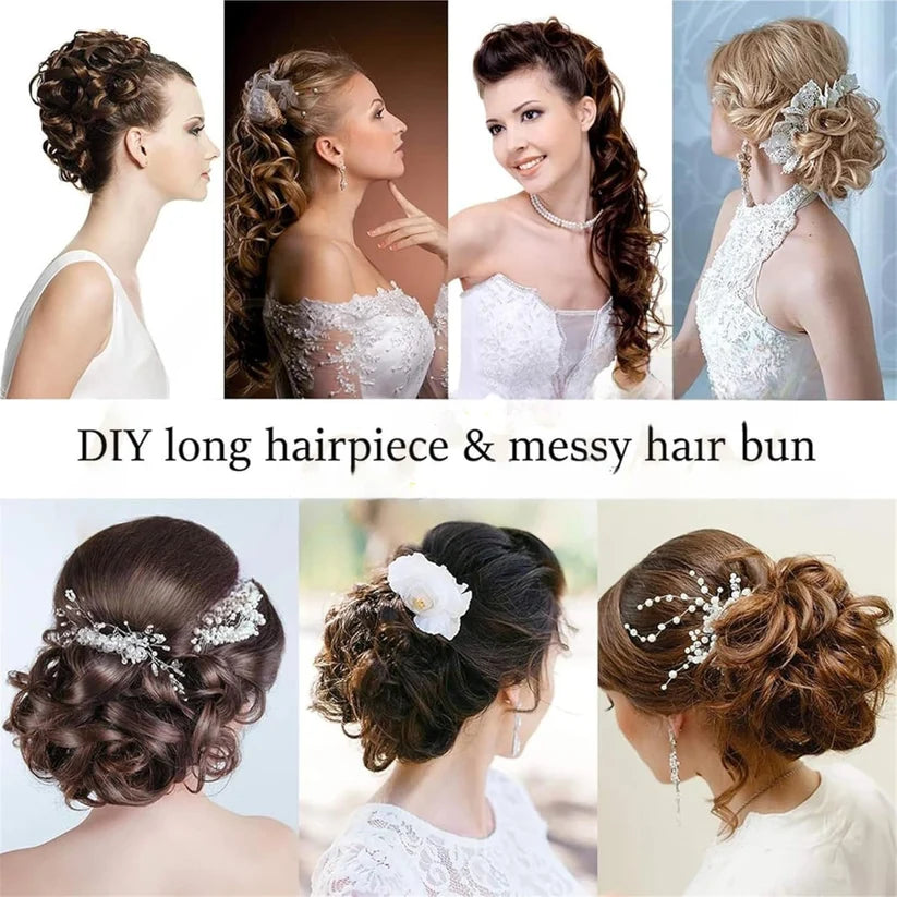 Buy 1 Get 1 Free - Frill Hair Extension - Messy Hair Frill Braid Extension