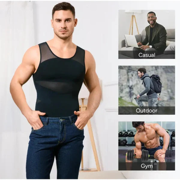 Men's Body Shaper Compression Vest - Slim your Belly instantly
