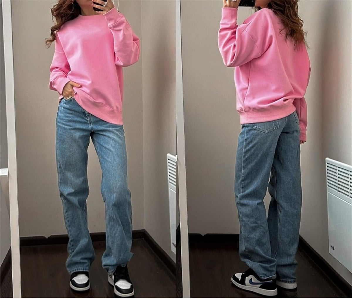 Cozy and Stylish Sweater - Oversized Sweatshirt for Women