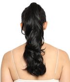 22 Inch Ponytail Hair Extension + FREE Messy Hair Bun (Juda)
