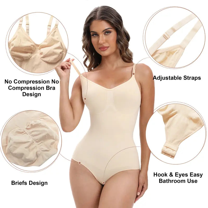 Strapless Shapewear Bodysuit - For Tummy Control & Butt Lifter Body Shaper