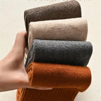Buy 1 Get 2 Free - Warm and Over-the-Knee, Woolen Socks – Knitted, Non-Slip, Stylish Comfort
