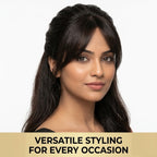 2 Clip Front Hair Topper - For Covering Grey Hairs & Front Hairline